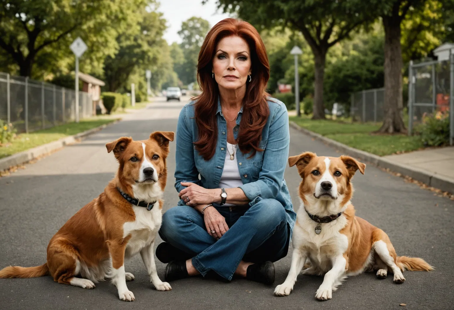Priscilla Presley Adopts Senior Rescue Dog Toby
