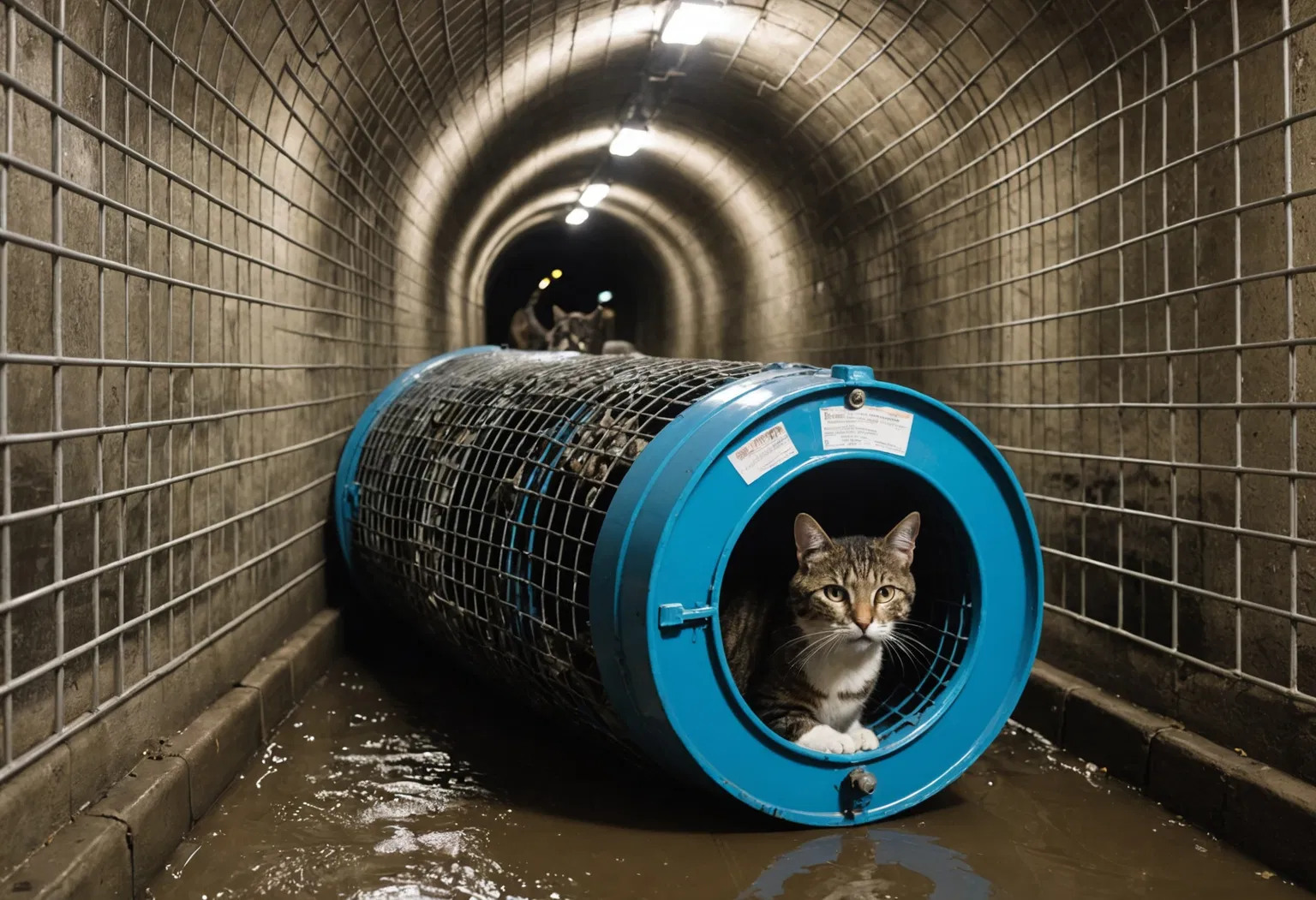 Asbury Park Mesh Tunnel Cats: 4 Rescued, Woman Charged